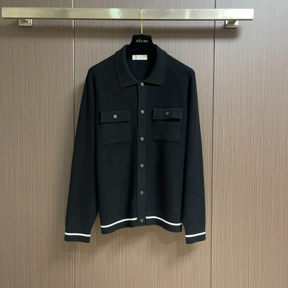 Brunello Cucinelli Other - Brunello Cucinelli lapel knitted sweater coat